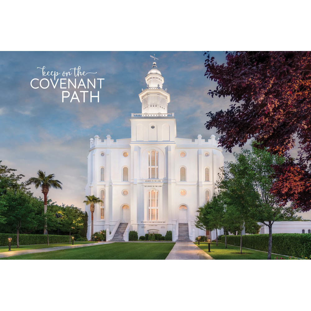 St. George Utah Temple Repositionable Poster, , large image number 0