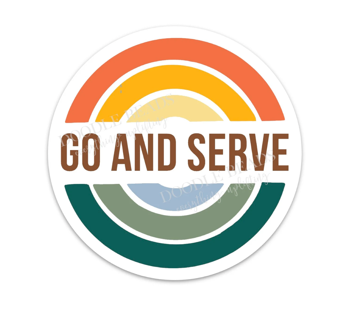 Go and Serve Missionary Sticker