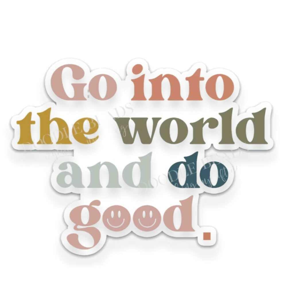 Go Into the World Missionary Sticker