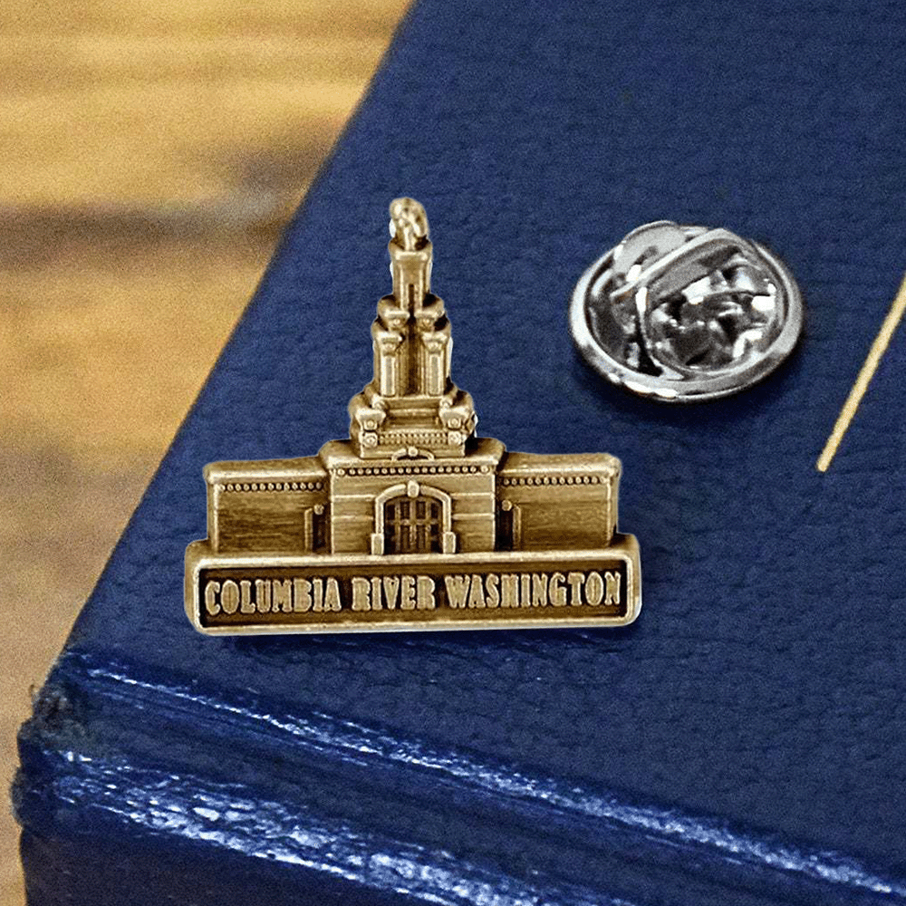 Columbia River Temple Tie Pin, , large image number 2