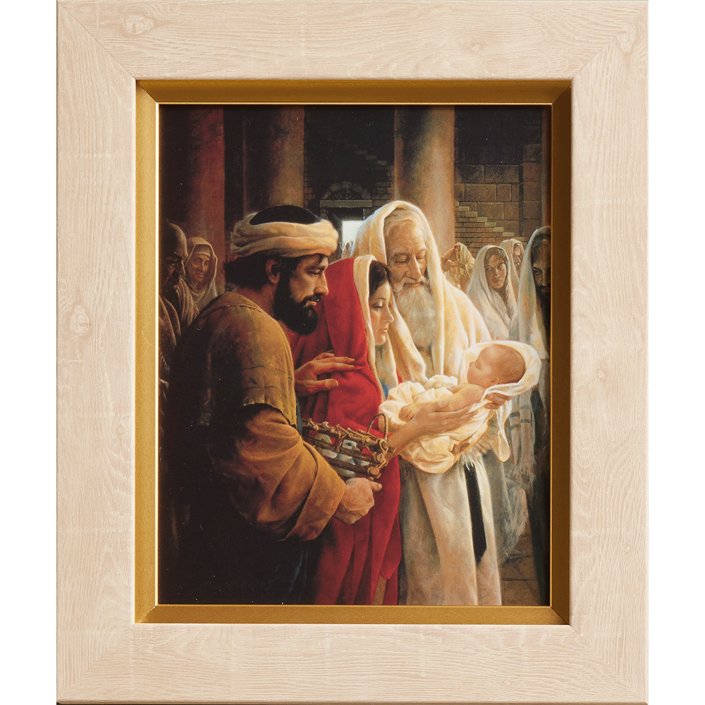 A Light to the Gentiles (13x11 Framed Textured Print)