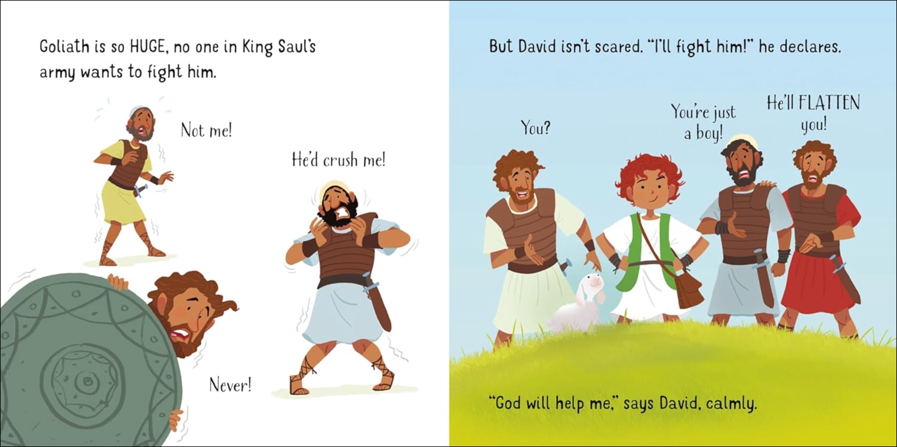 David and Goliath, , large