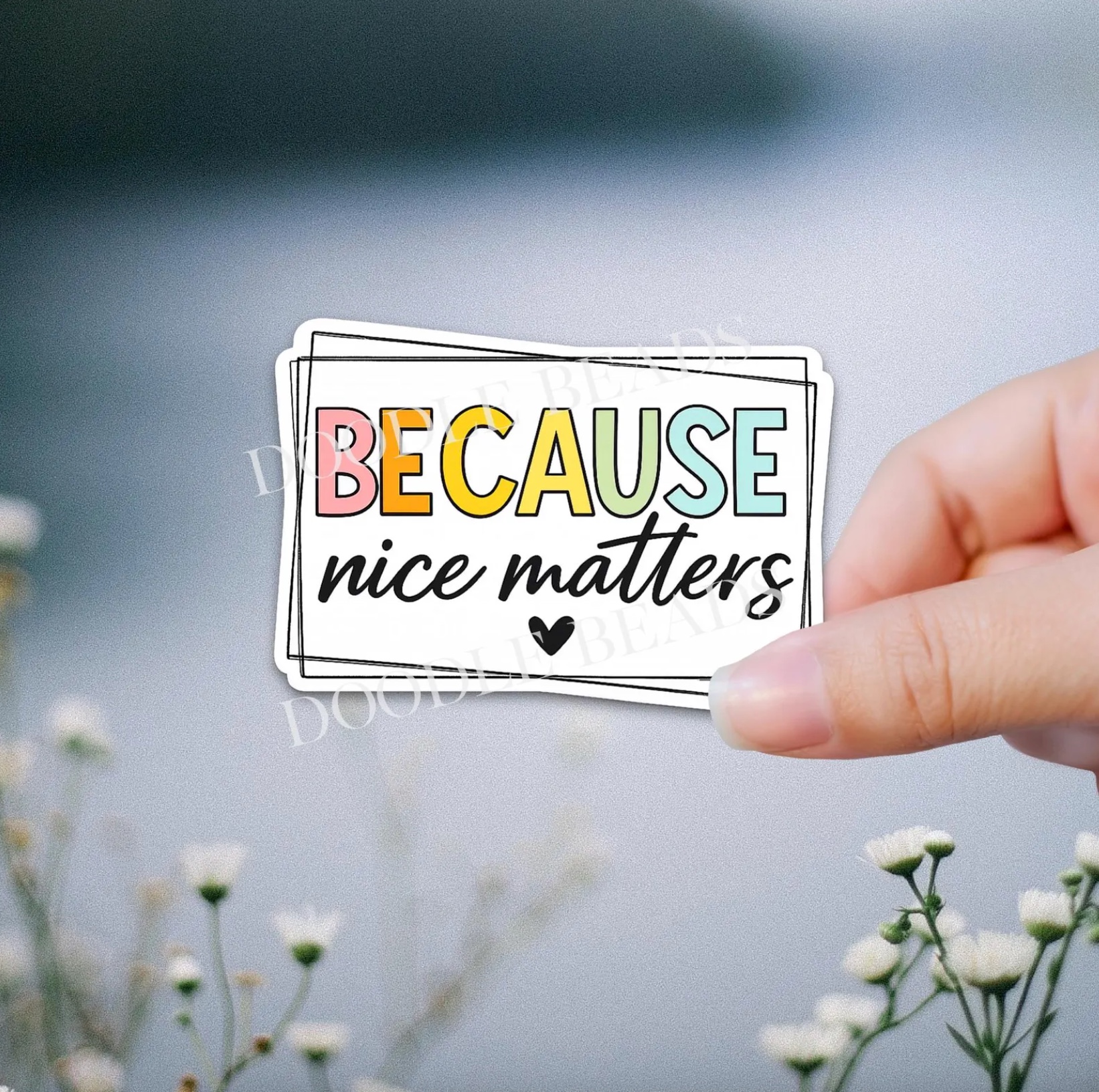 Nice Matters Sticker, , large