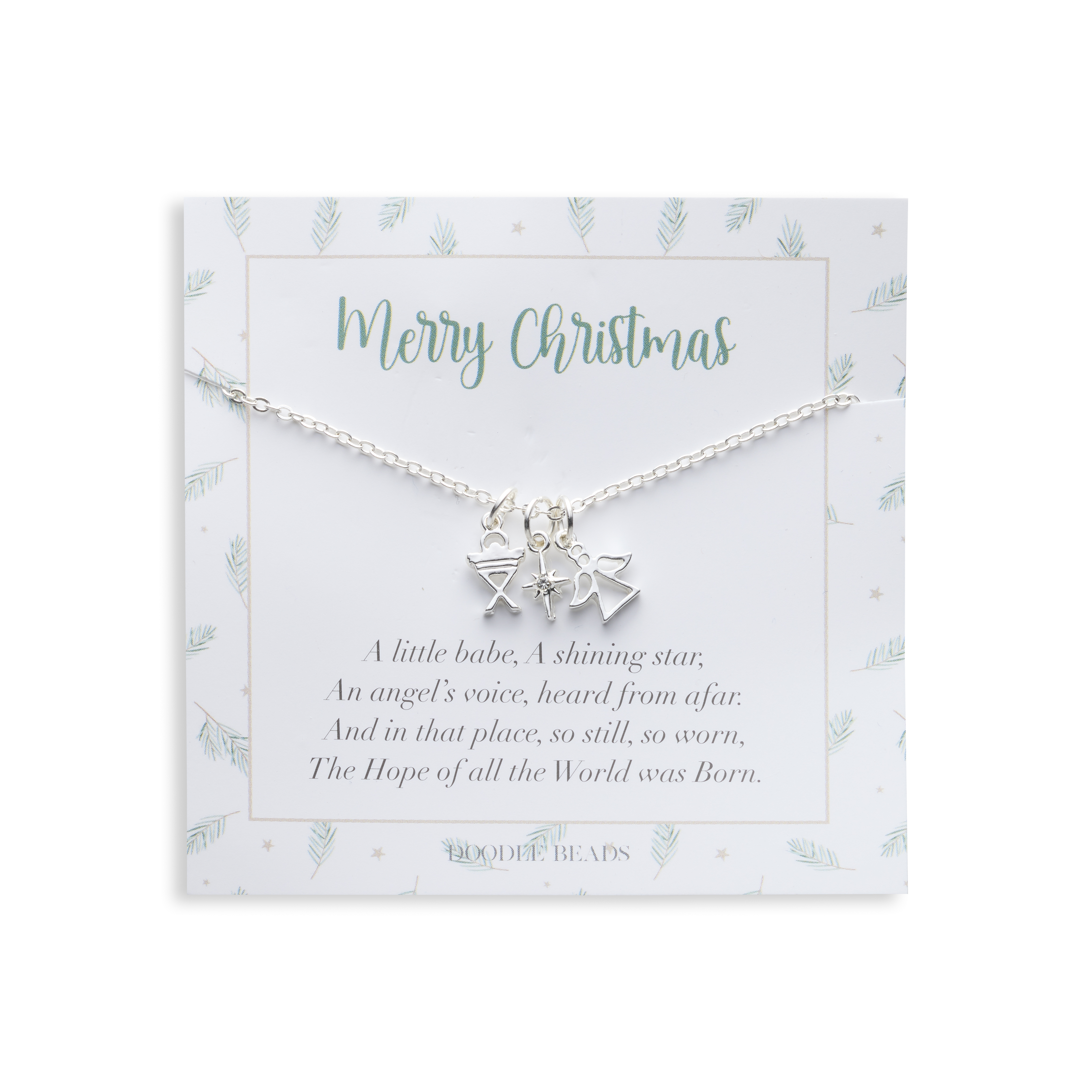 Three Charm Nativity Necklace, , large image number 2