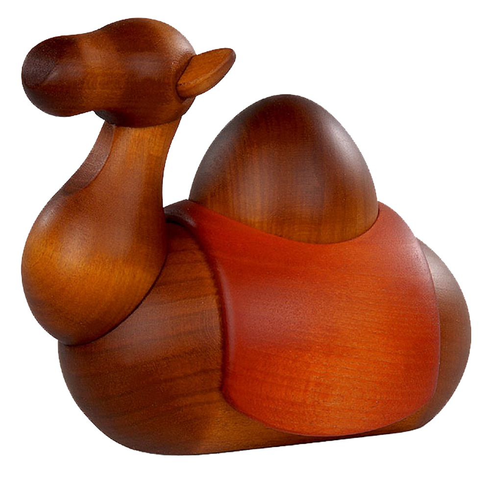 Handcrafted German Wood Nativity Camel