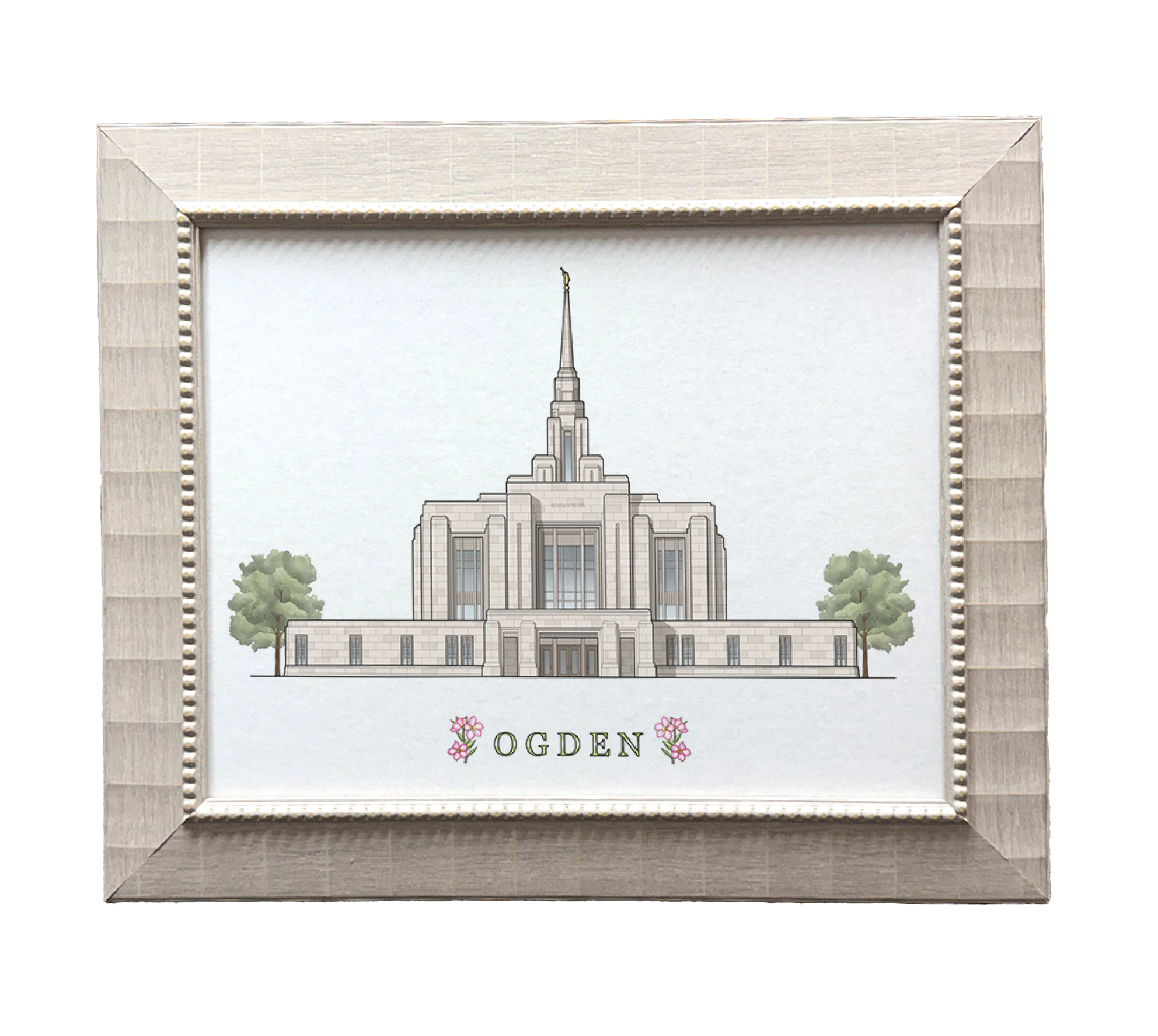 Ogden Utah Temple (15x18 Framed Paper Print)
