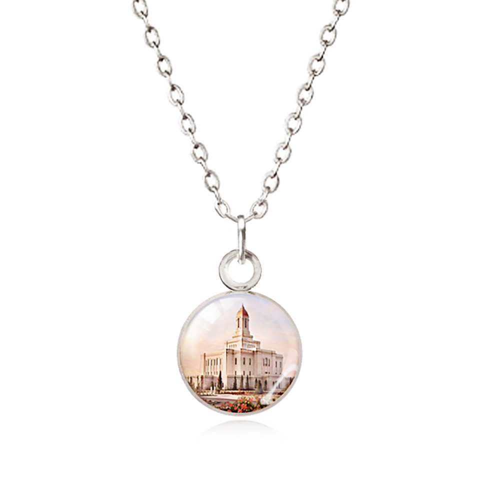 Deseret Peak  Utah Temple Necklace, , large