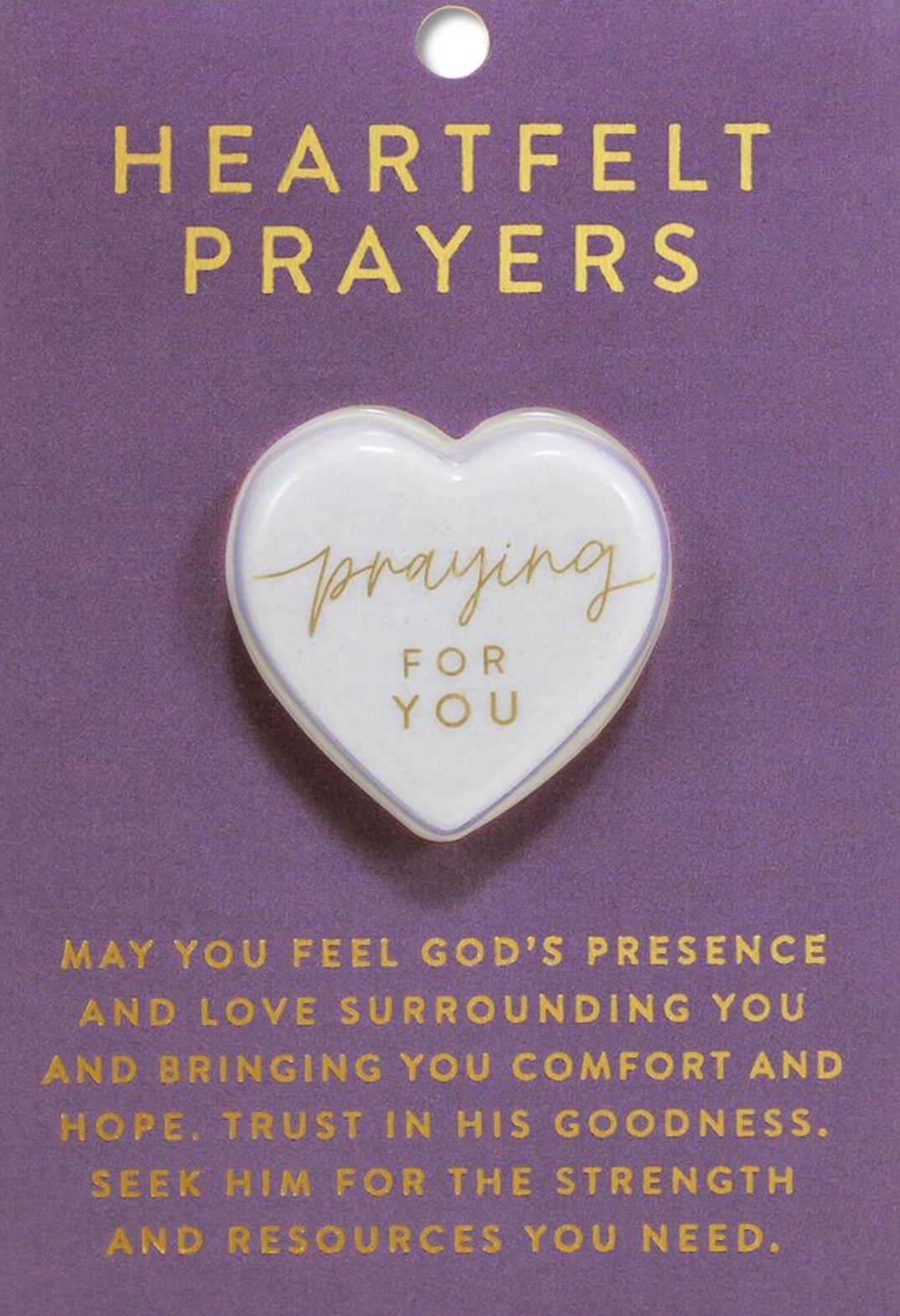 Praying for You Heart Stone