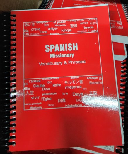 Spanish Missionary Vocabulary & Phrases , , large image number 2