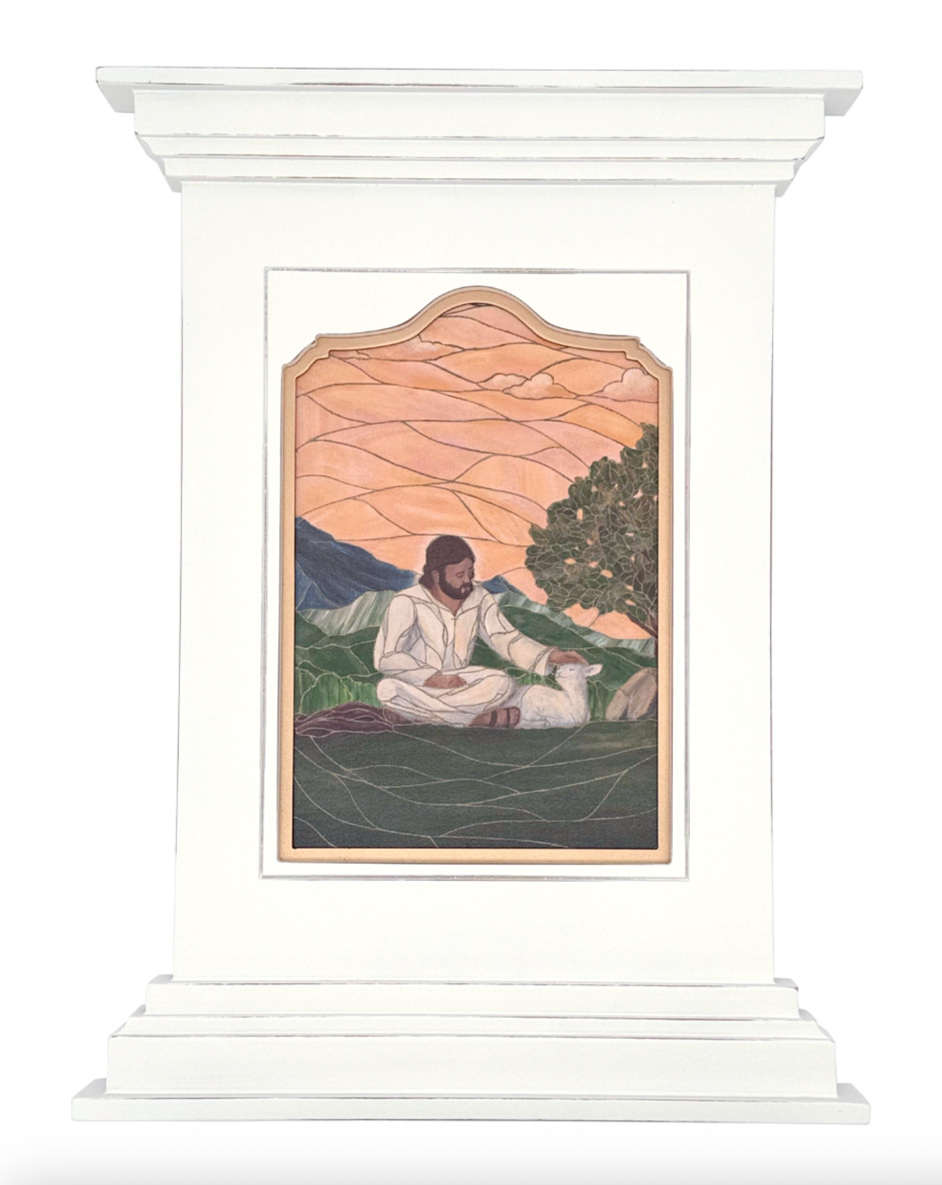 I Know My Sheep (21.5x16 Framed Print)