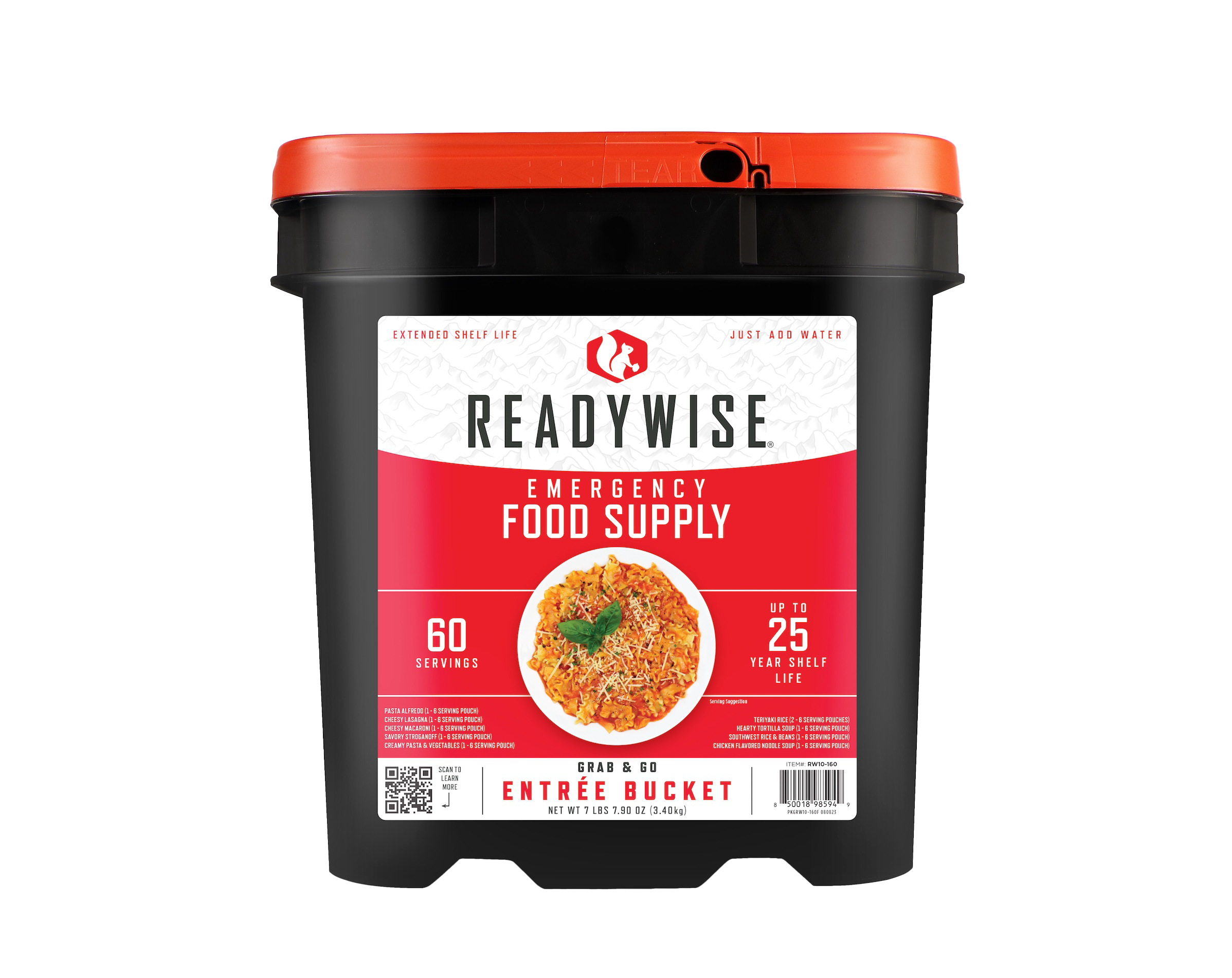 60 Serving Entr&eacute;e Only Grab and Go Food Kit