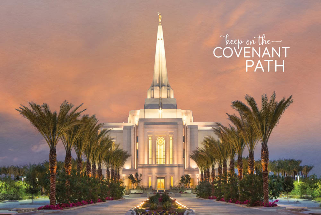 Gilbert Arizona Temple Repositionable Poster