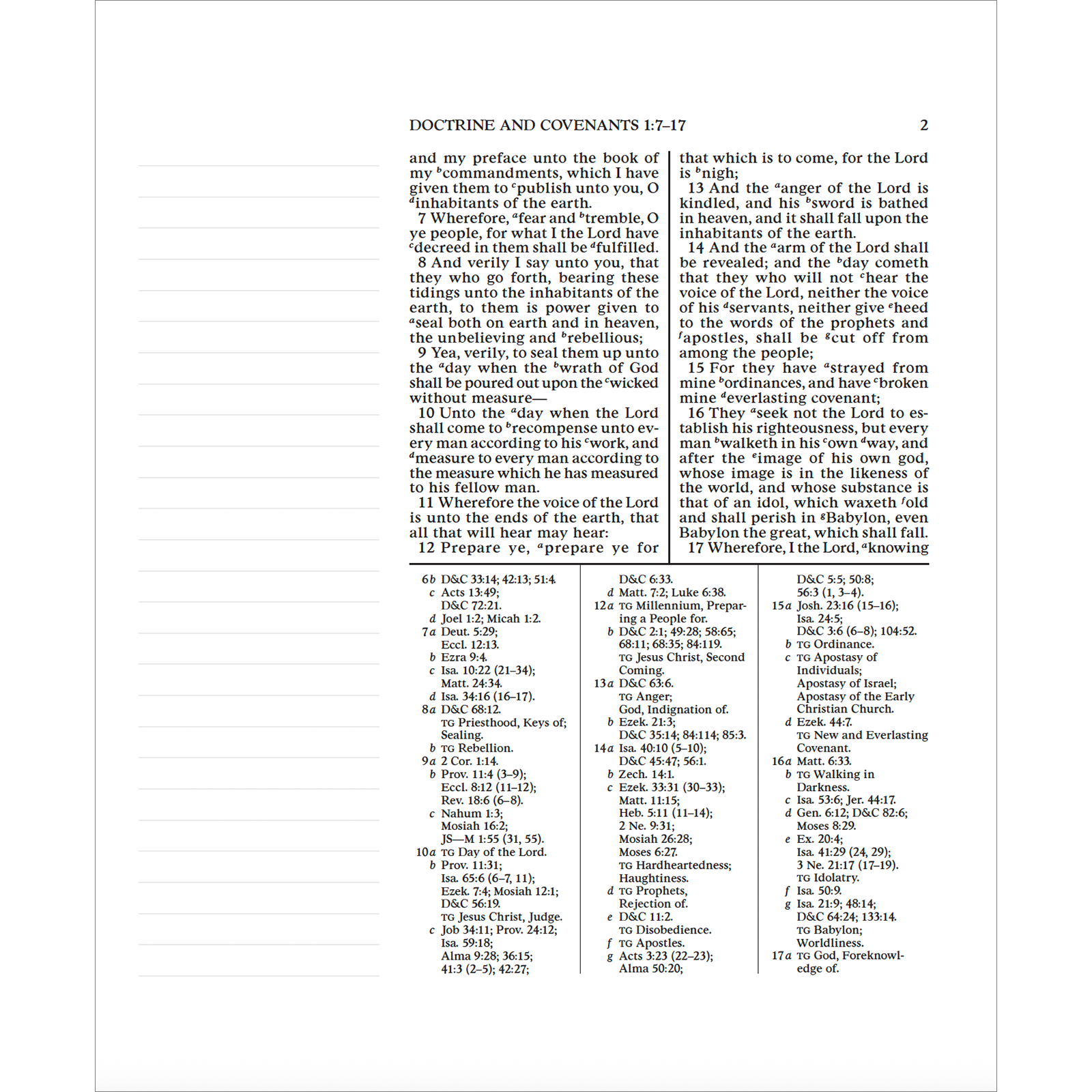 The Doctrine and Covenants and Pearl of Great Price, Journal Edition, Blue Floral (No Index), , large image number 5