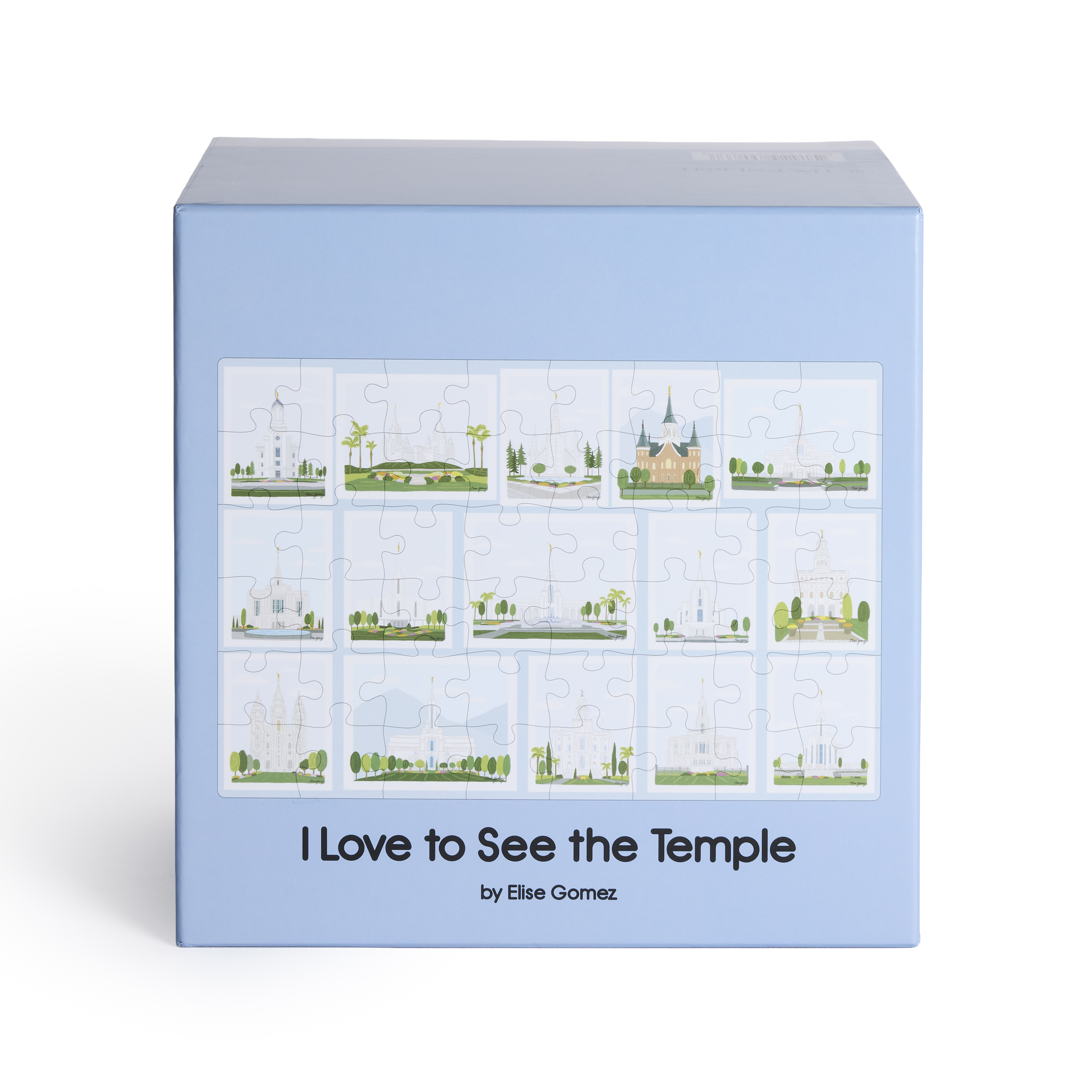 I Love to See the Temple 48 Piece Floor Puzzle
