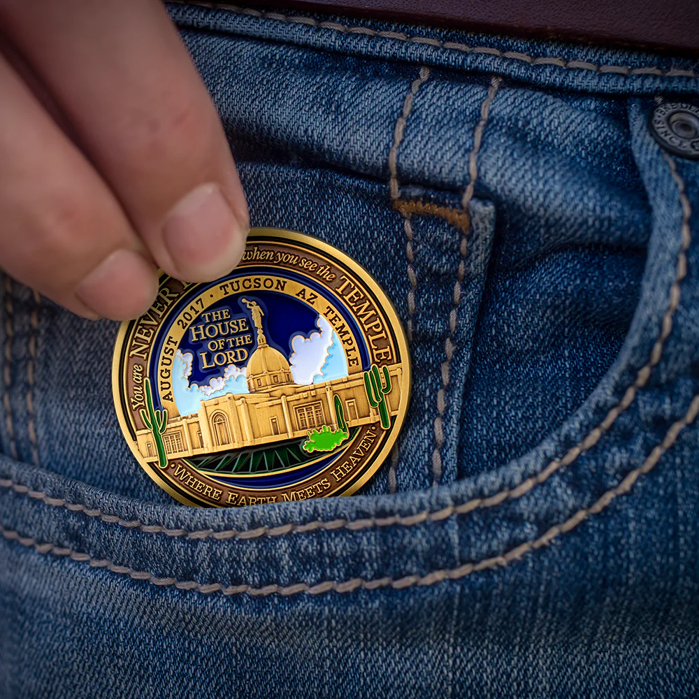 Tucson Arizona Temple Medallion Coin, , large image number 4