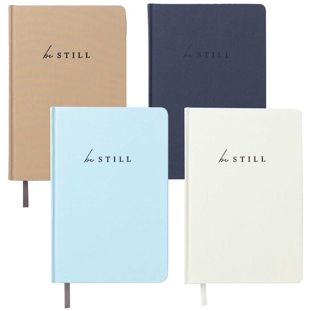 Be Still Linen Hardcover Journal