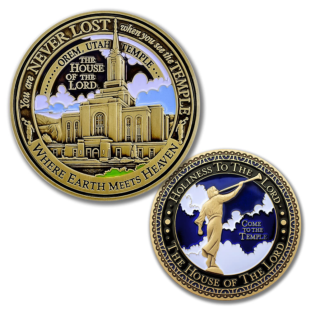 Orem Utah Temple Medallion Coin, , large image number 3