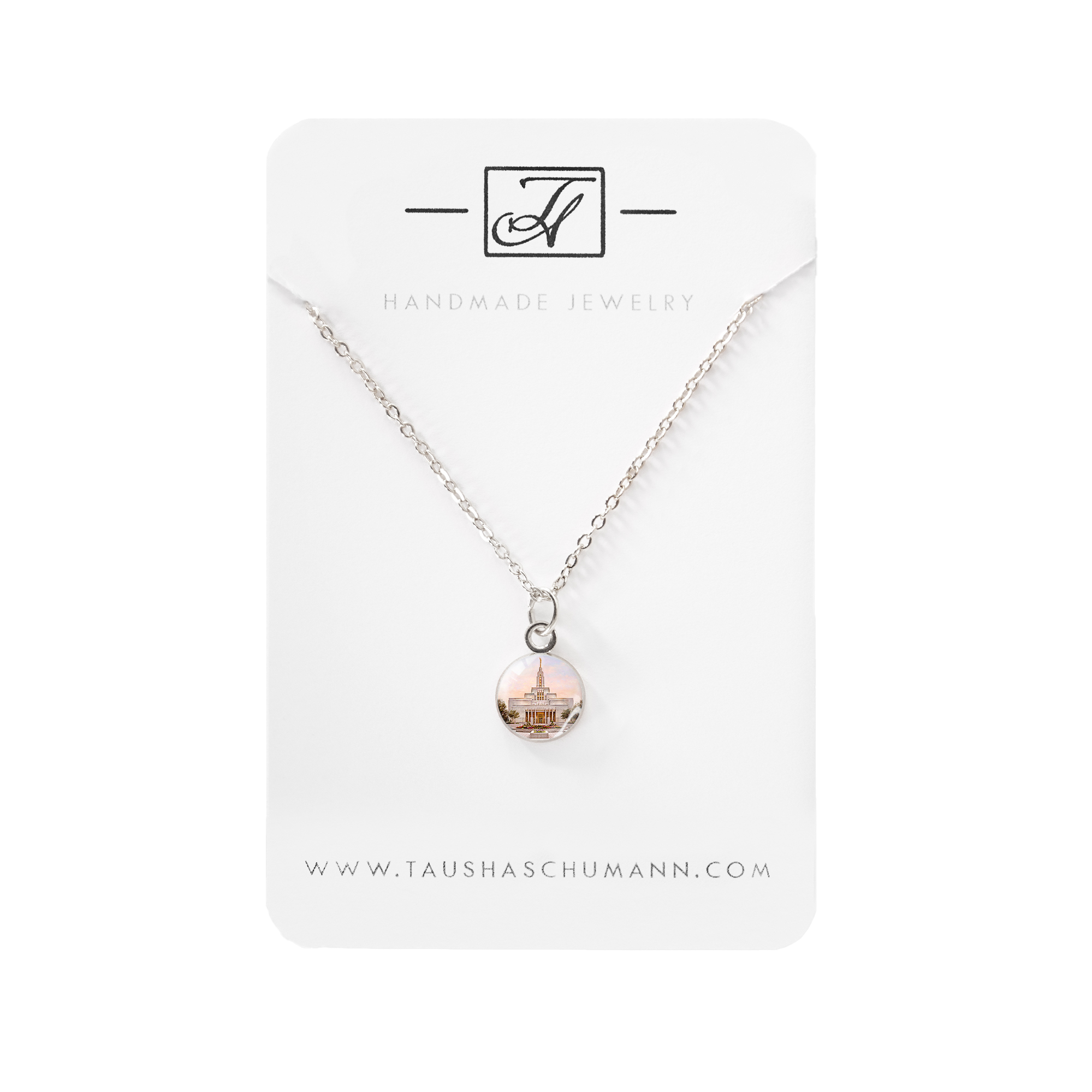 Draper Utah Temple Necklace
