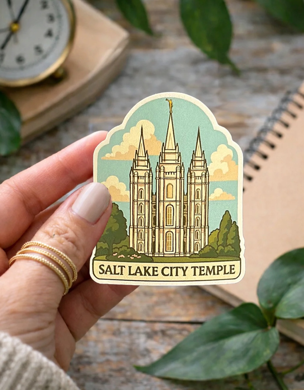 Salt Lake Temple Sticker, , large