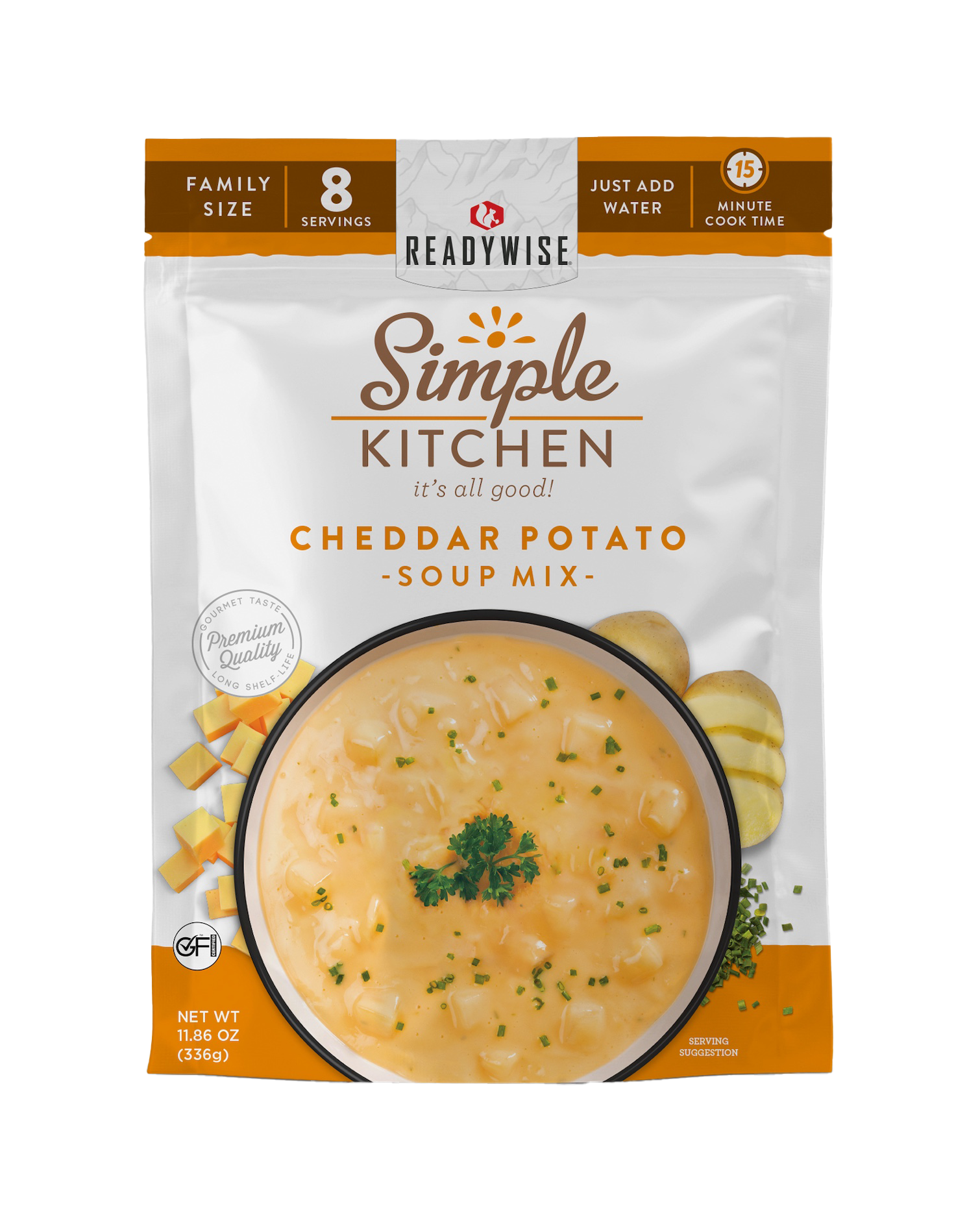 Simple Kitchen Cheddar Potato Soup Mix Single Pouch