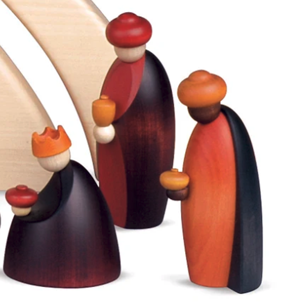 Handmade German Nativity Set, , large image number 2