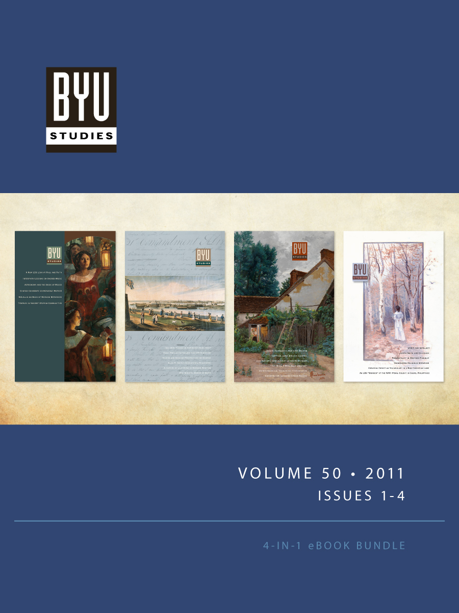 BYU Studies Vol. 50: Issues 1-4