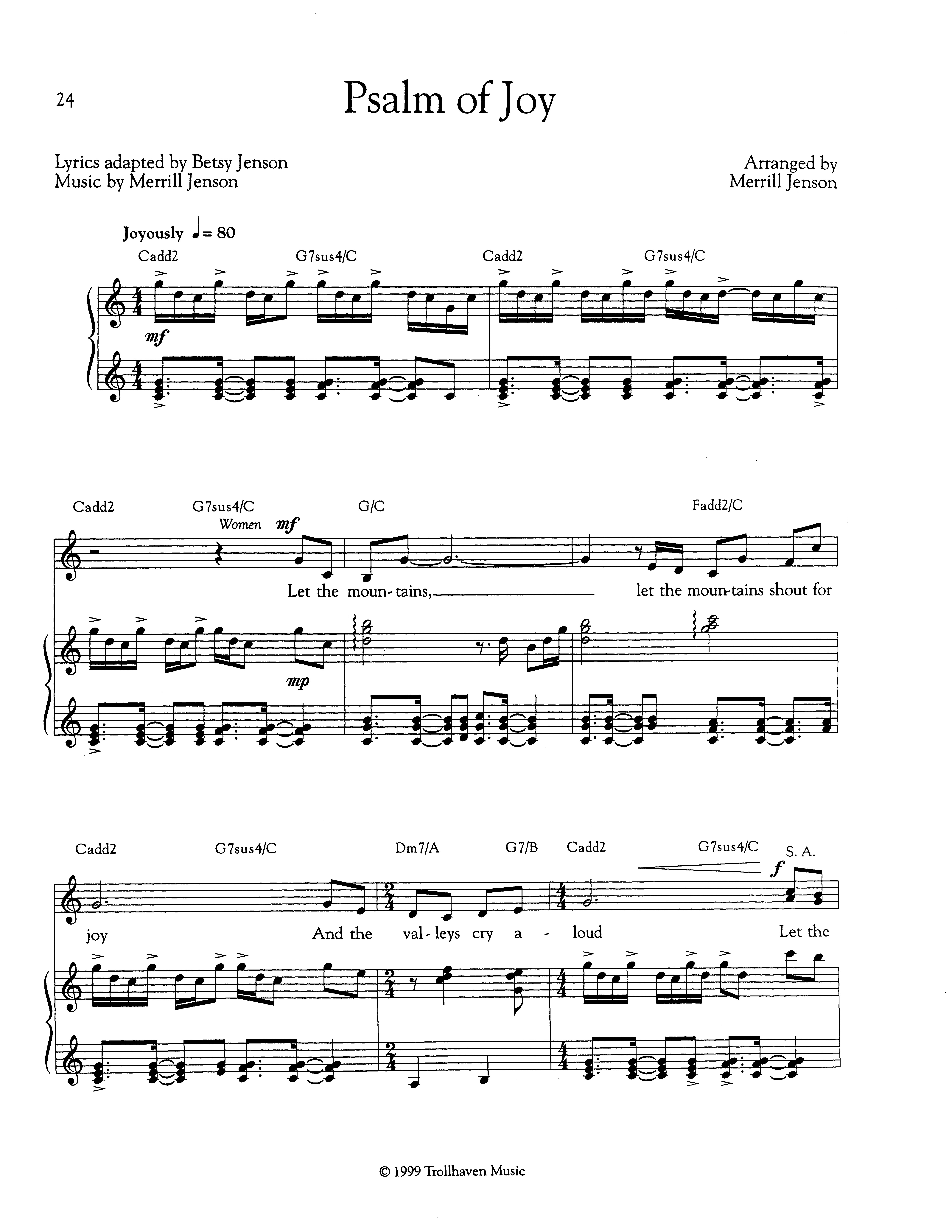 Psalm of Joy