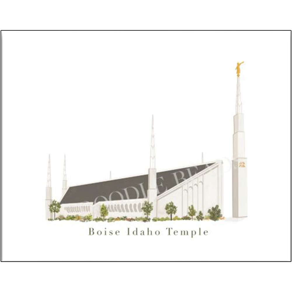 Boise Temple 8x10 Print
