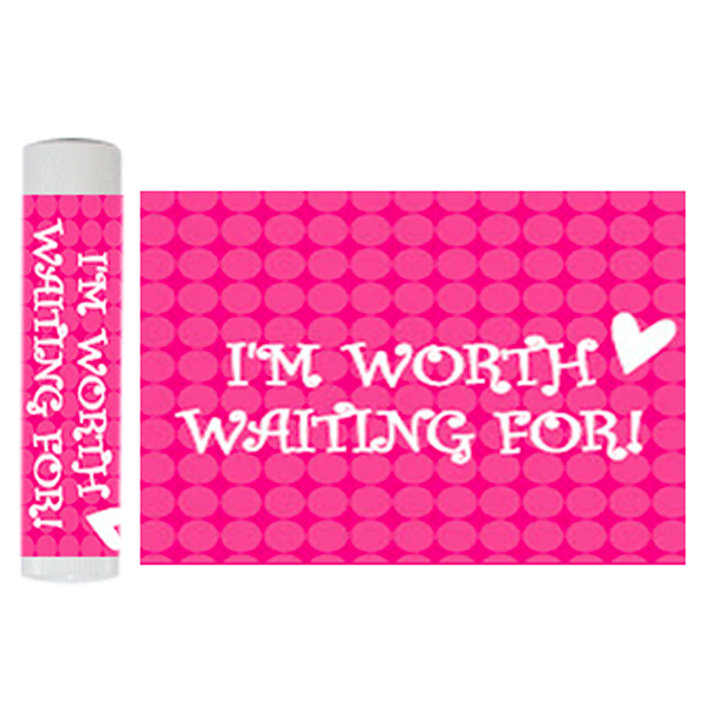 "I'm Worth Waiting For" Lip Balm, , large image number 0