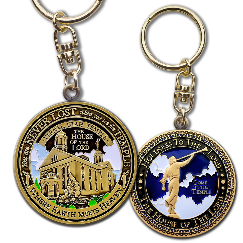Vernal Utah Temple Keychain, , large image number 3