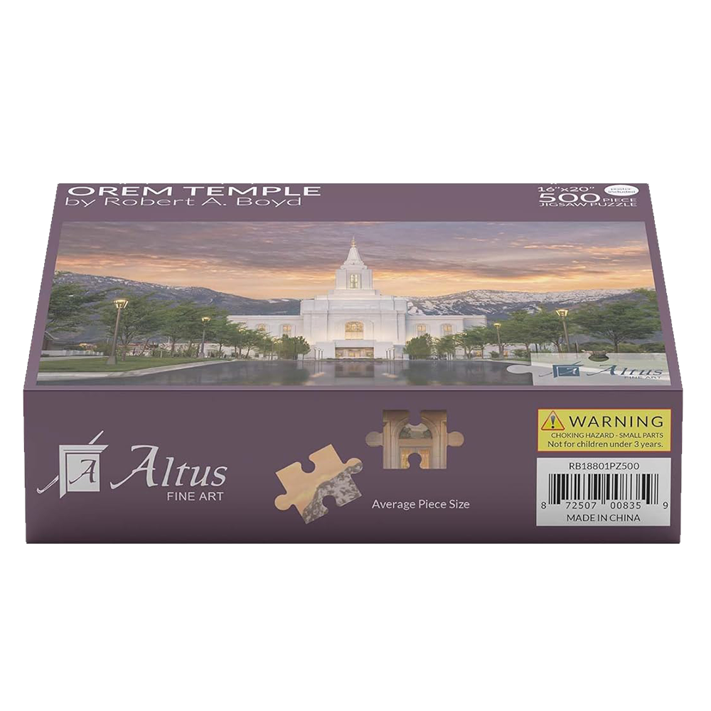 Orem Utah Temple 500 Piece Puzzle, , large image number 2