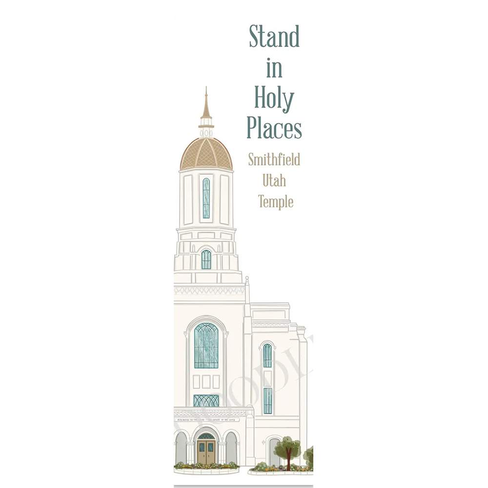 Smithfield Utah Temple Bookmark