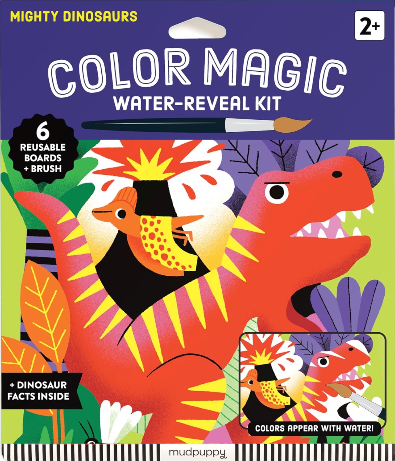 Mighty Dinosaurs Color Magic Water-Reveal Kit
