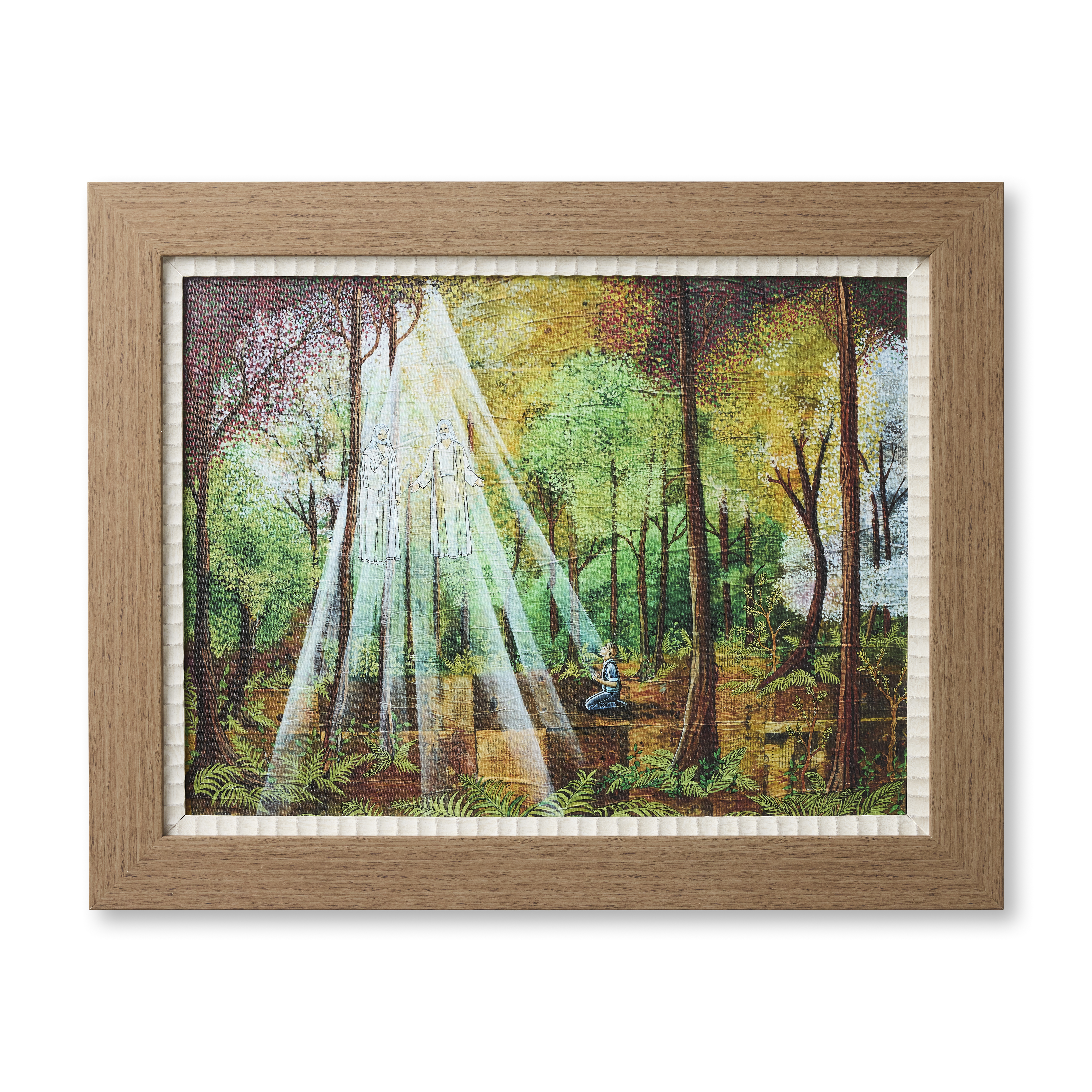 First Vision (21x26 Framed Canvas Print)