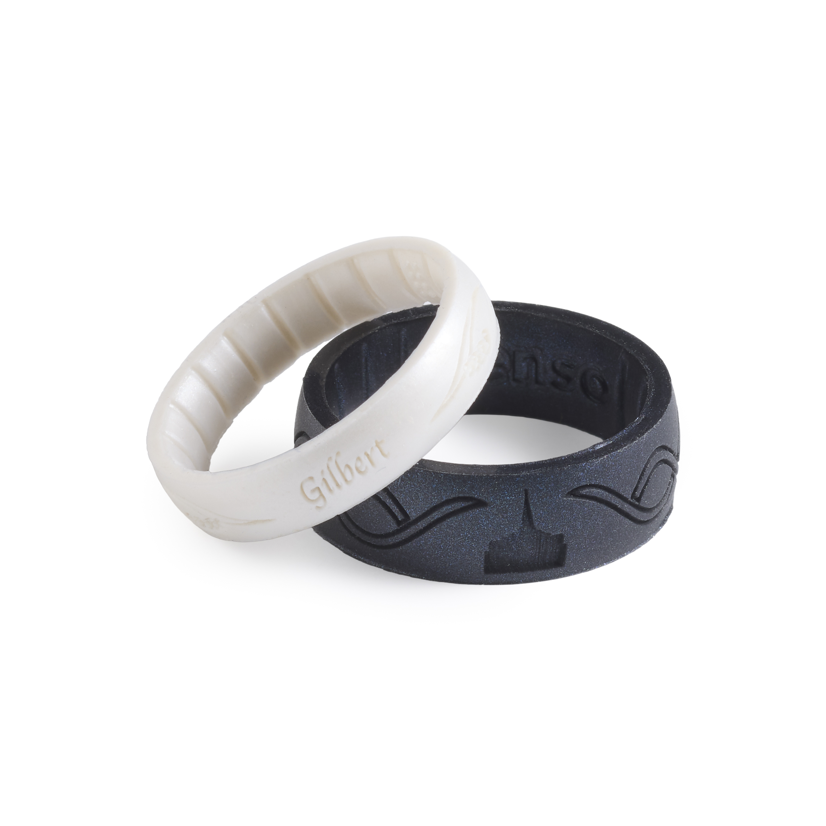 Gilbert Temple Thin Silicone Ring, , large image number 2