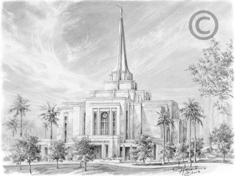 Gilbert Arizona Temple - 3x4 Print