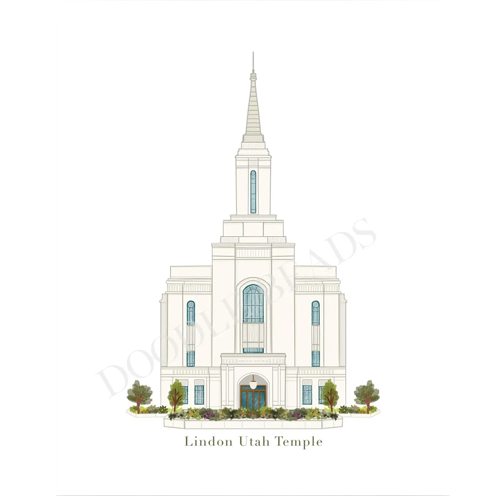 Lindon Temple Print