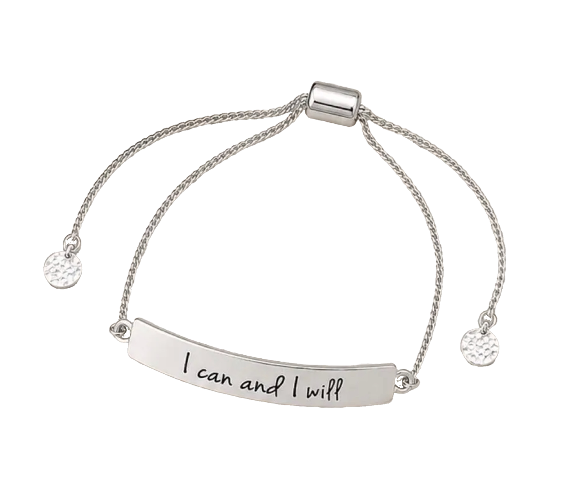 I Can and I Will Adjustable Bracelet