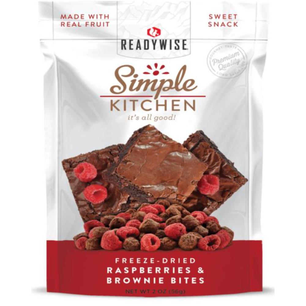 Simple Kitchen Raspberries & Brownie Bites Single Pouch
