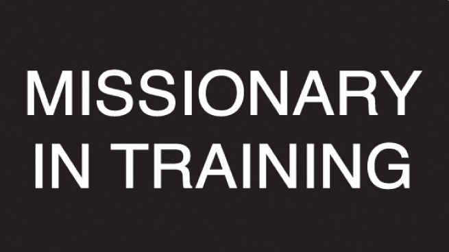 Missionary in Training Pin-On Badge, , large