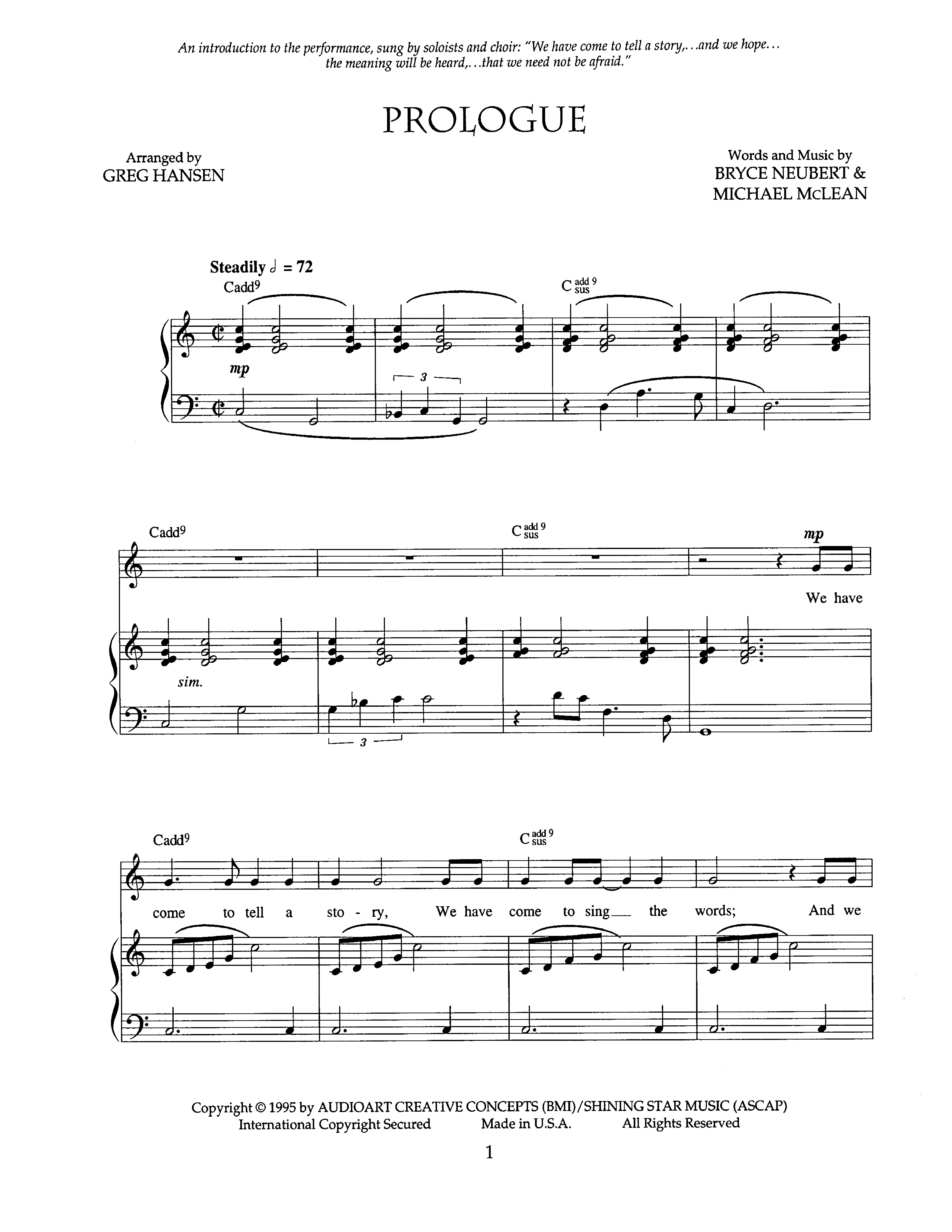 Prologue