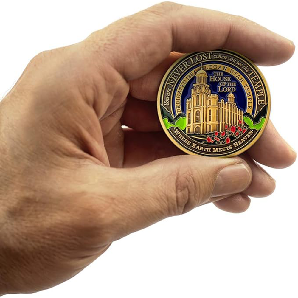 Logan Utah Temple Medallion Coin, , large image number 5