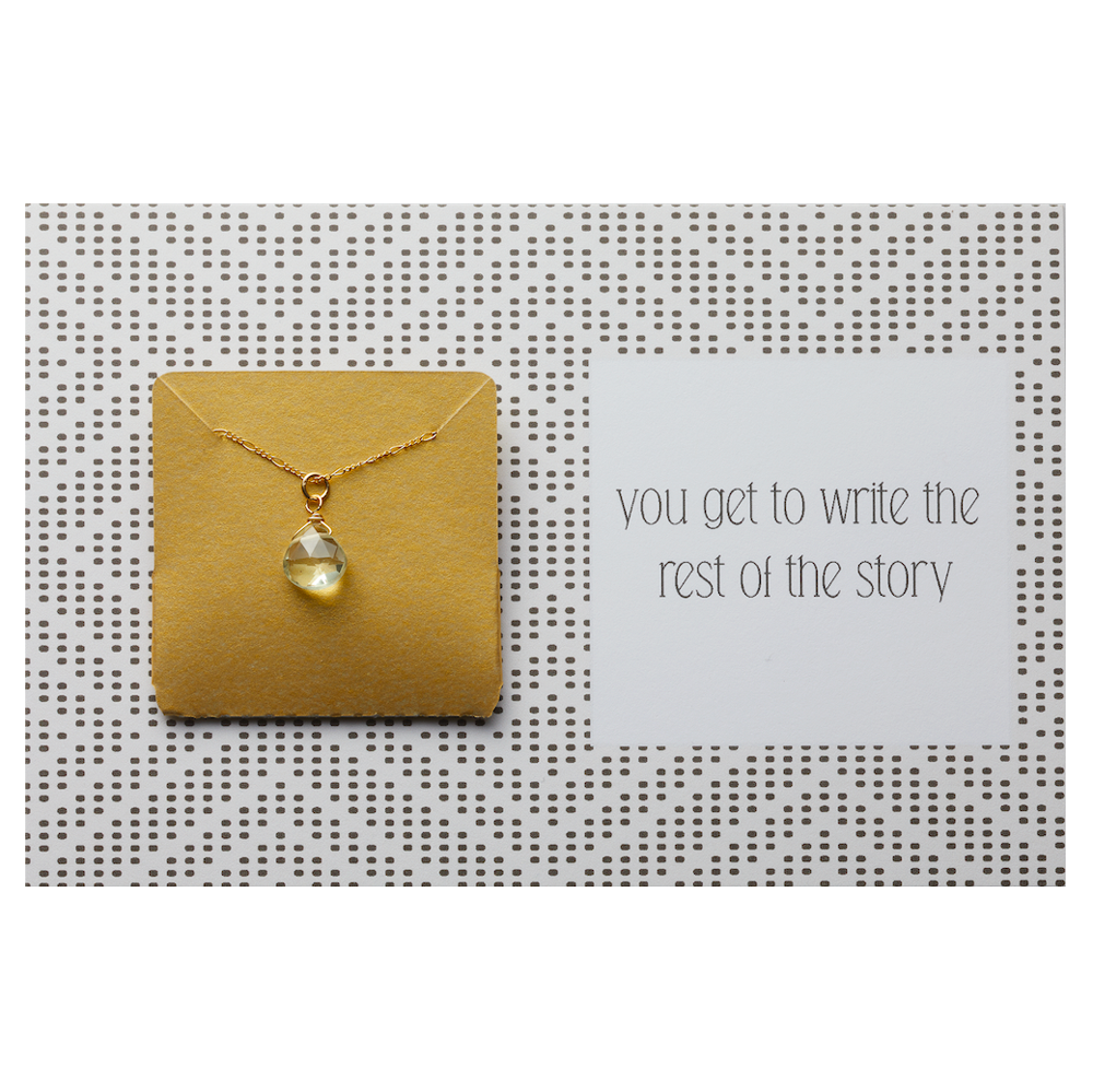 You Get to Write Necklace