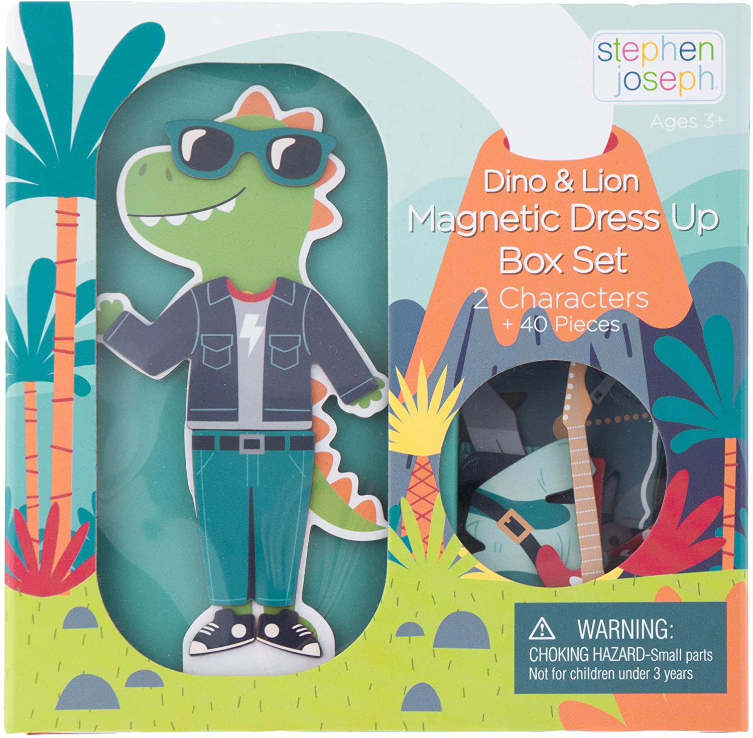 Dino and Lion Magnetic Dress Up Box Set
