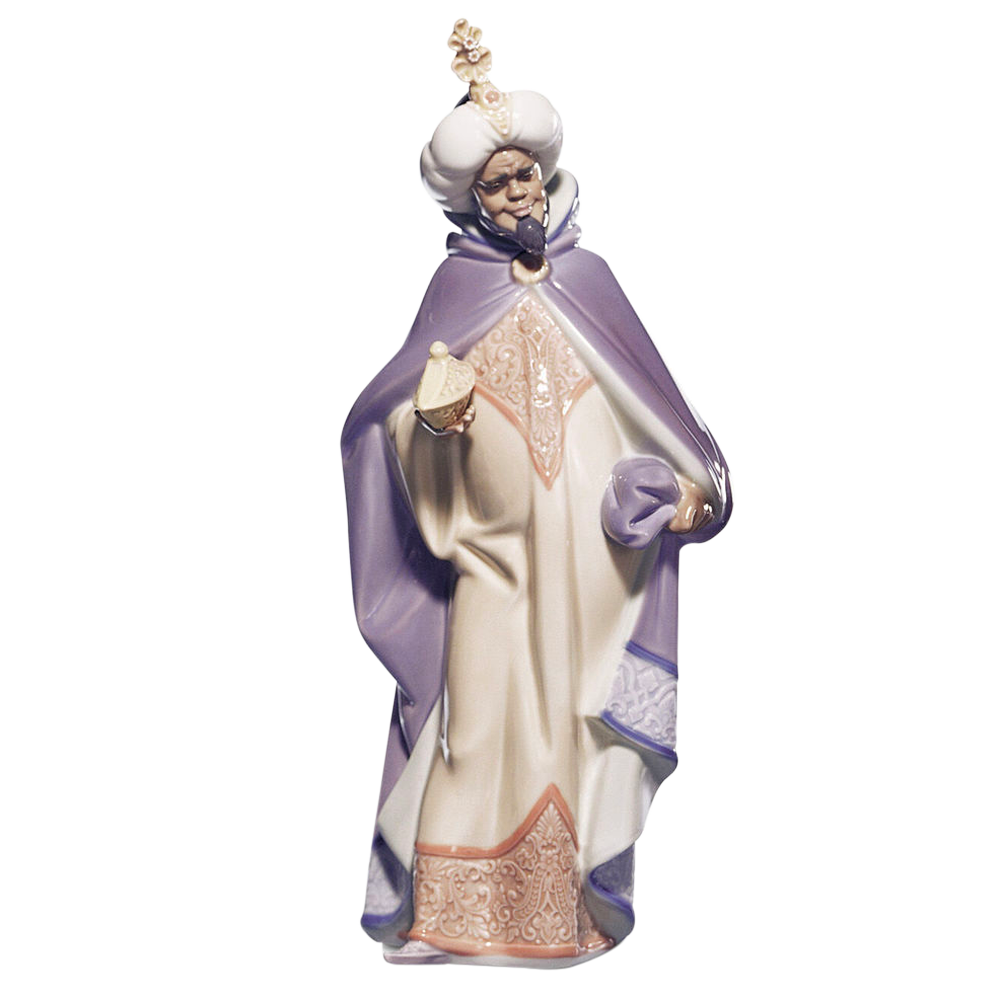 King Balthasar Porcelain Nativity Figurine