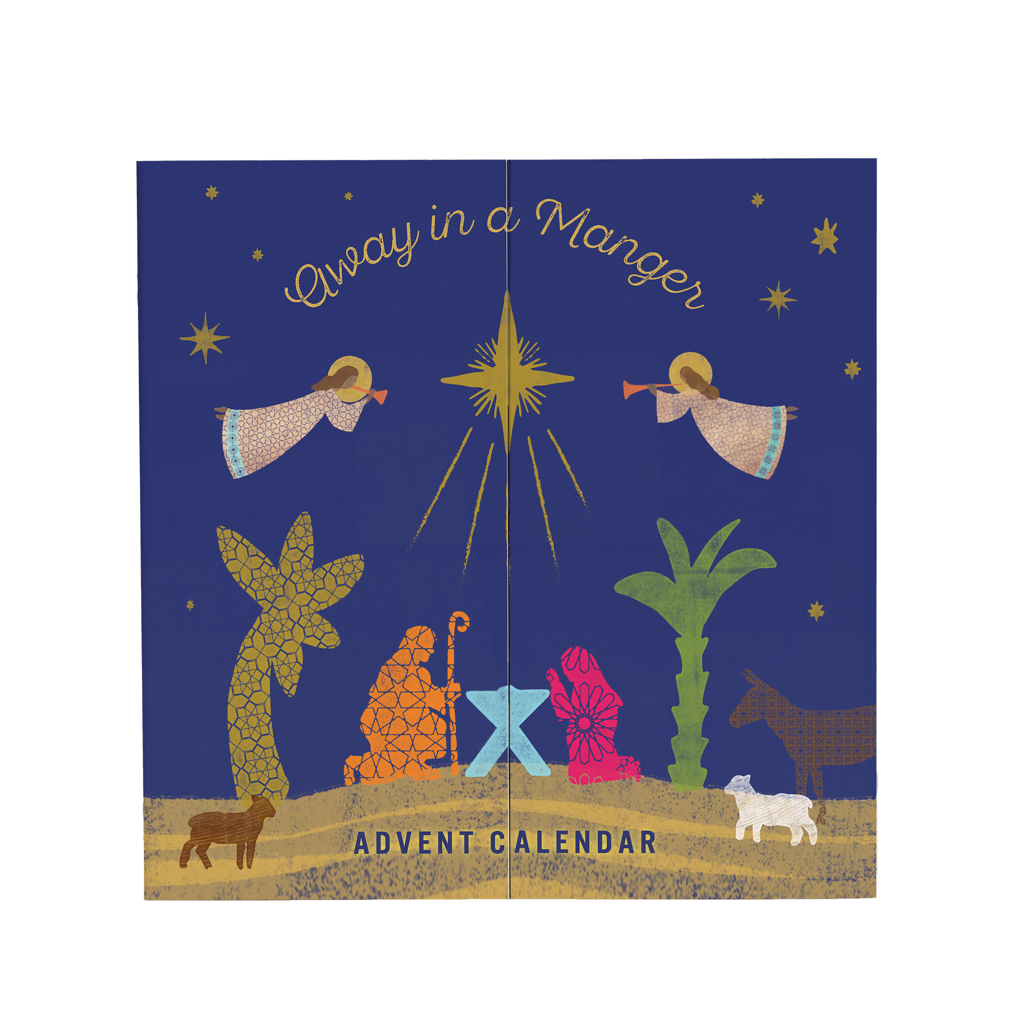 "Away in a Manger" Nativity Advent Calendar, , large
