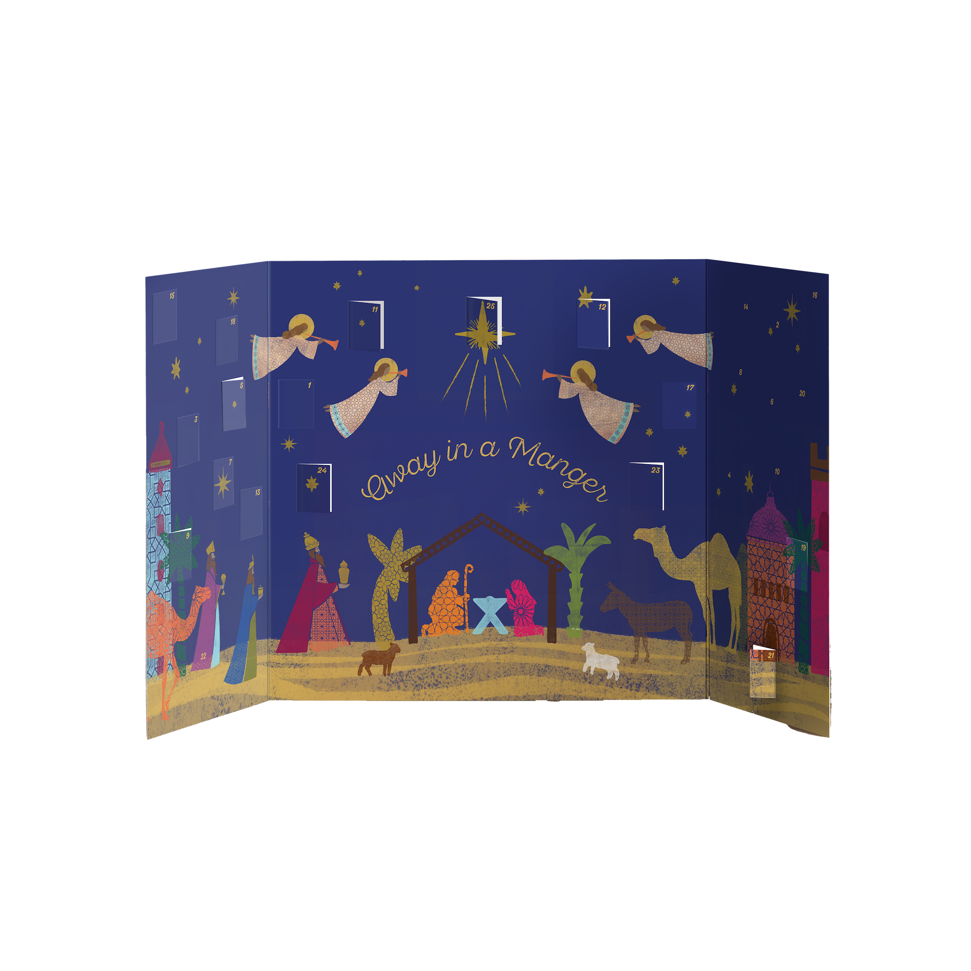 "Away in a Manger" Nativity Advent Calendar