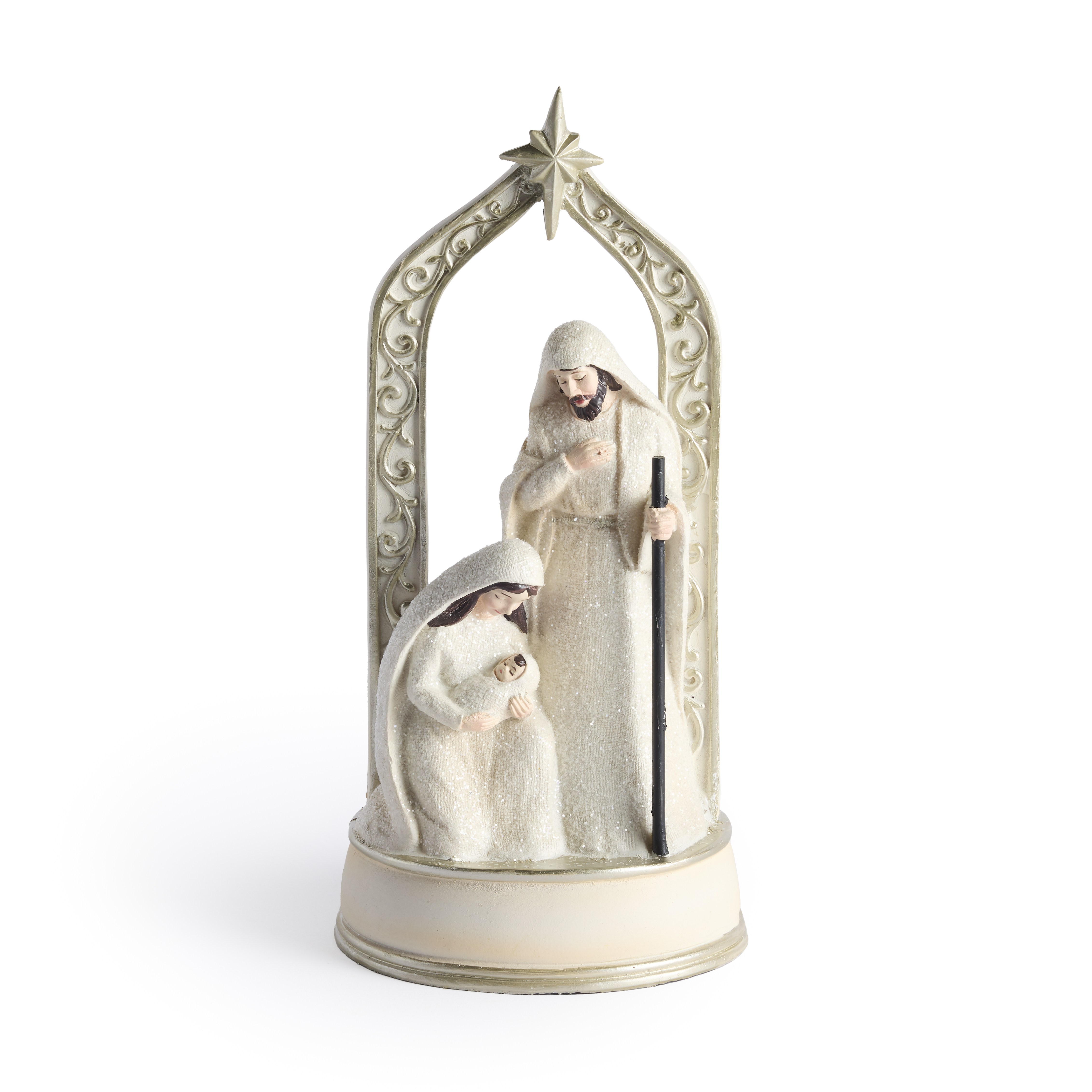 Holy Family Noel Sparkle Musical Nativity, , large image number 0