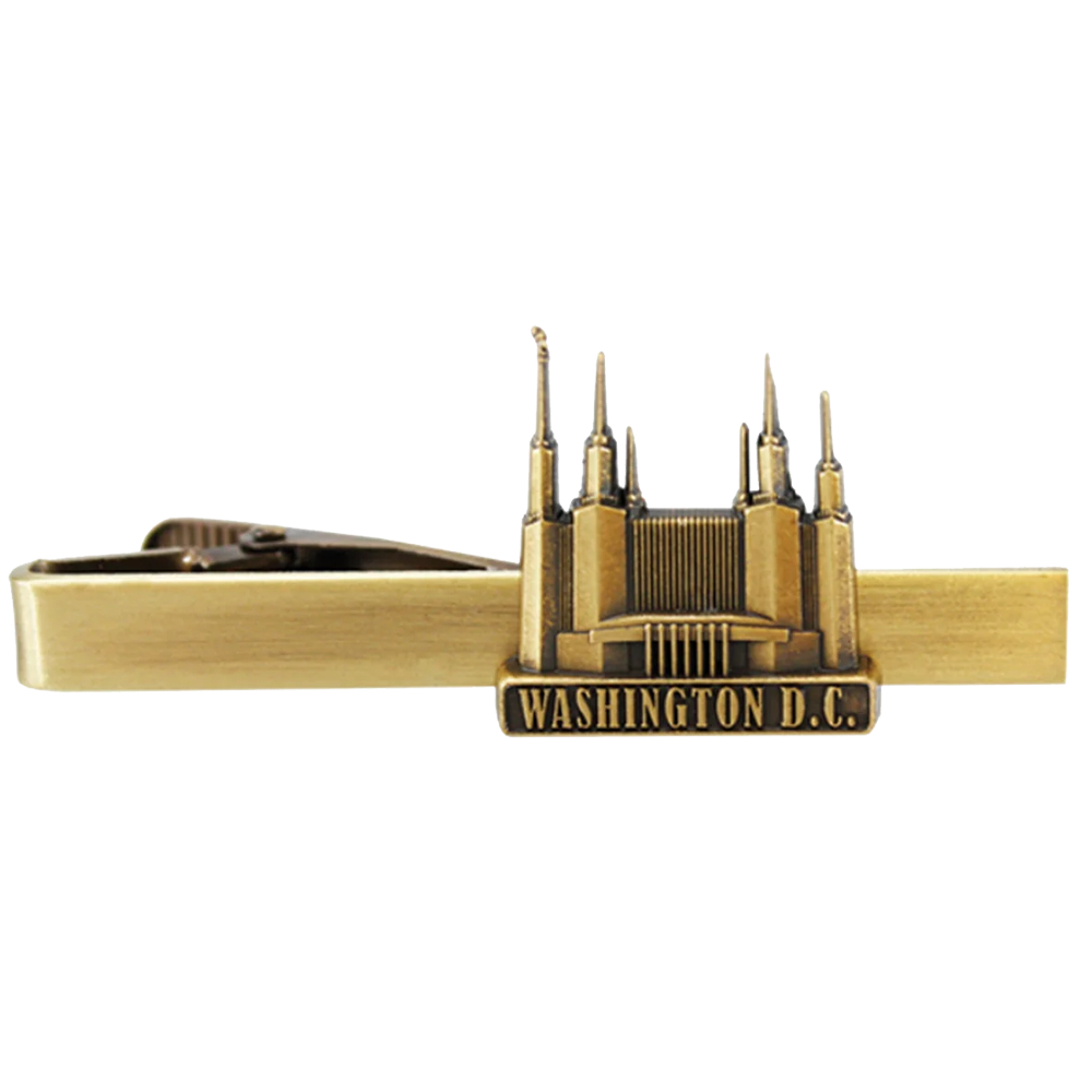Washington, D.C. Temple Tie Bar, , large