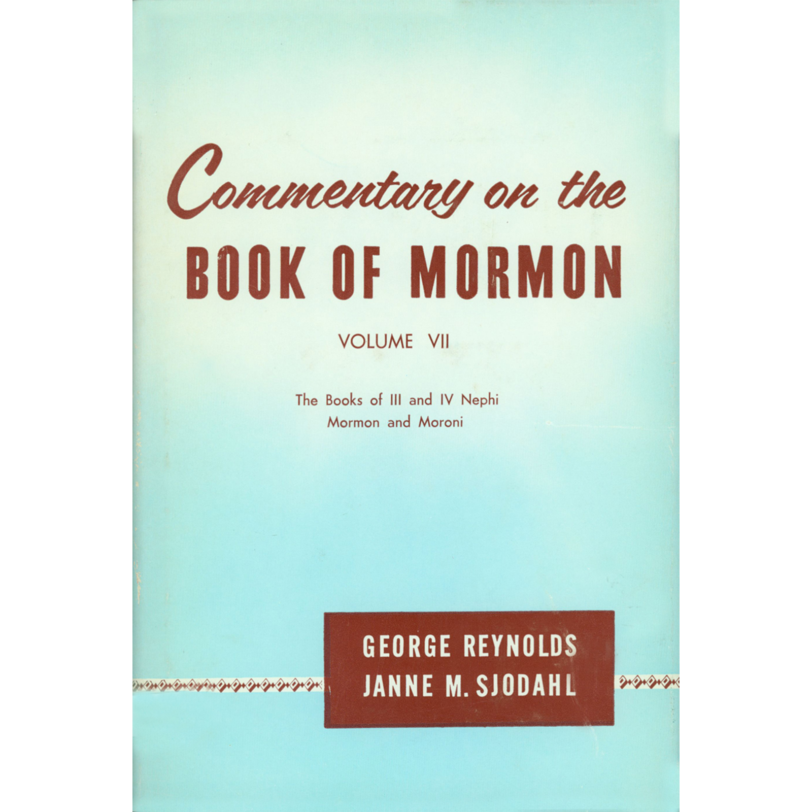 Commentary on the Book of Mormon, vol. 7, , large image number 0